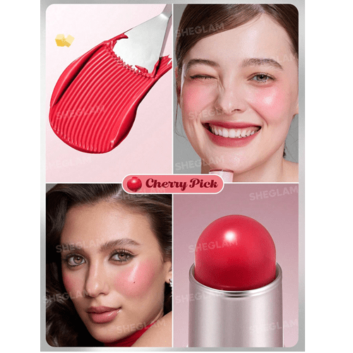 رژگونه استیکی شیگلم مدل Buttery bliss رنگ Cherry Pick