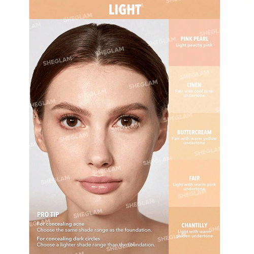 کانسیلر پددار شیگلم مدل Complexion boost رنگ FAIR